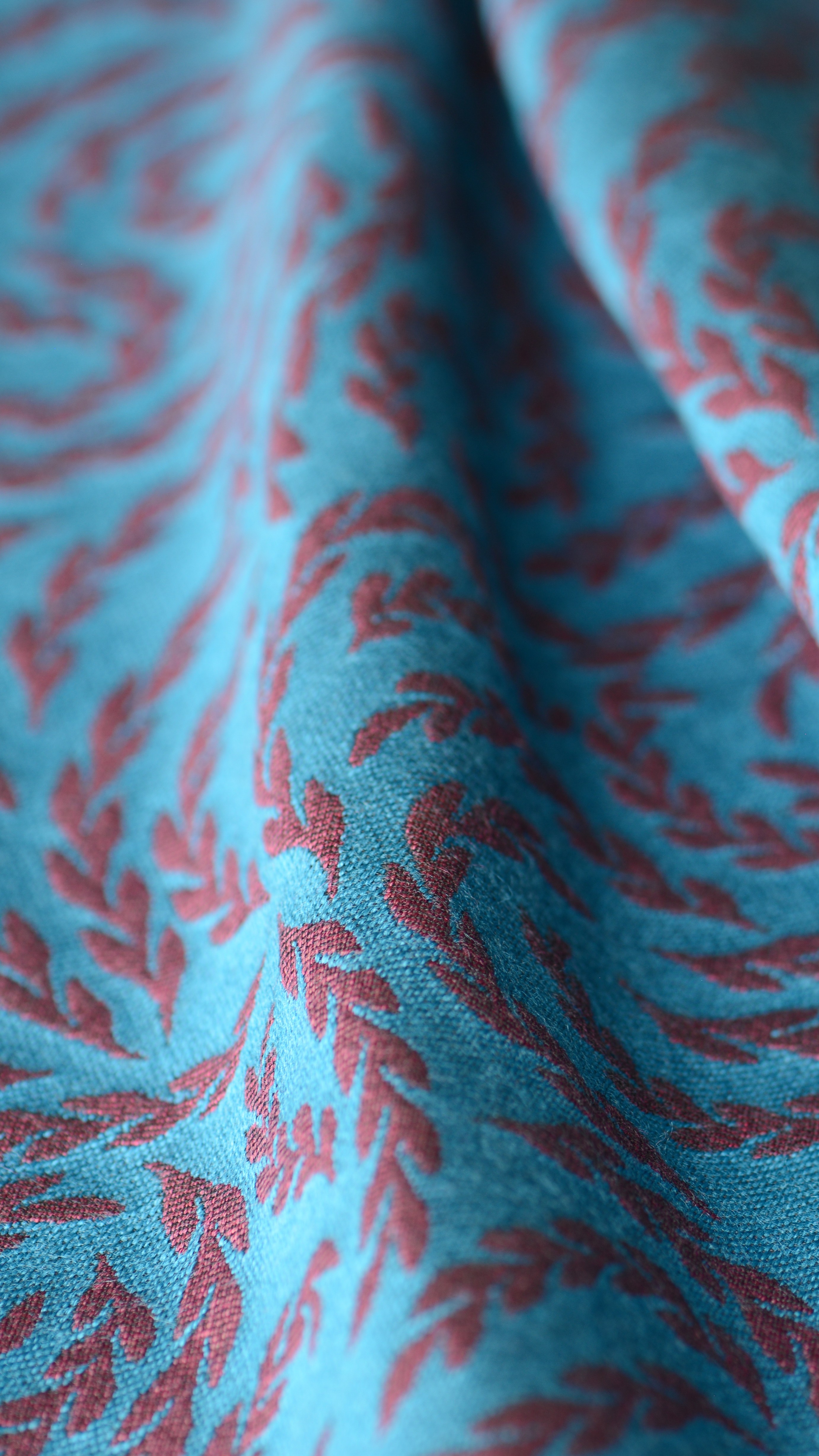 POP by Artipoppe  Leaf Turquoise & Heather  Wrap (wool) Image