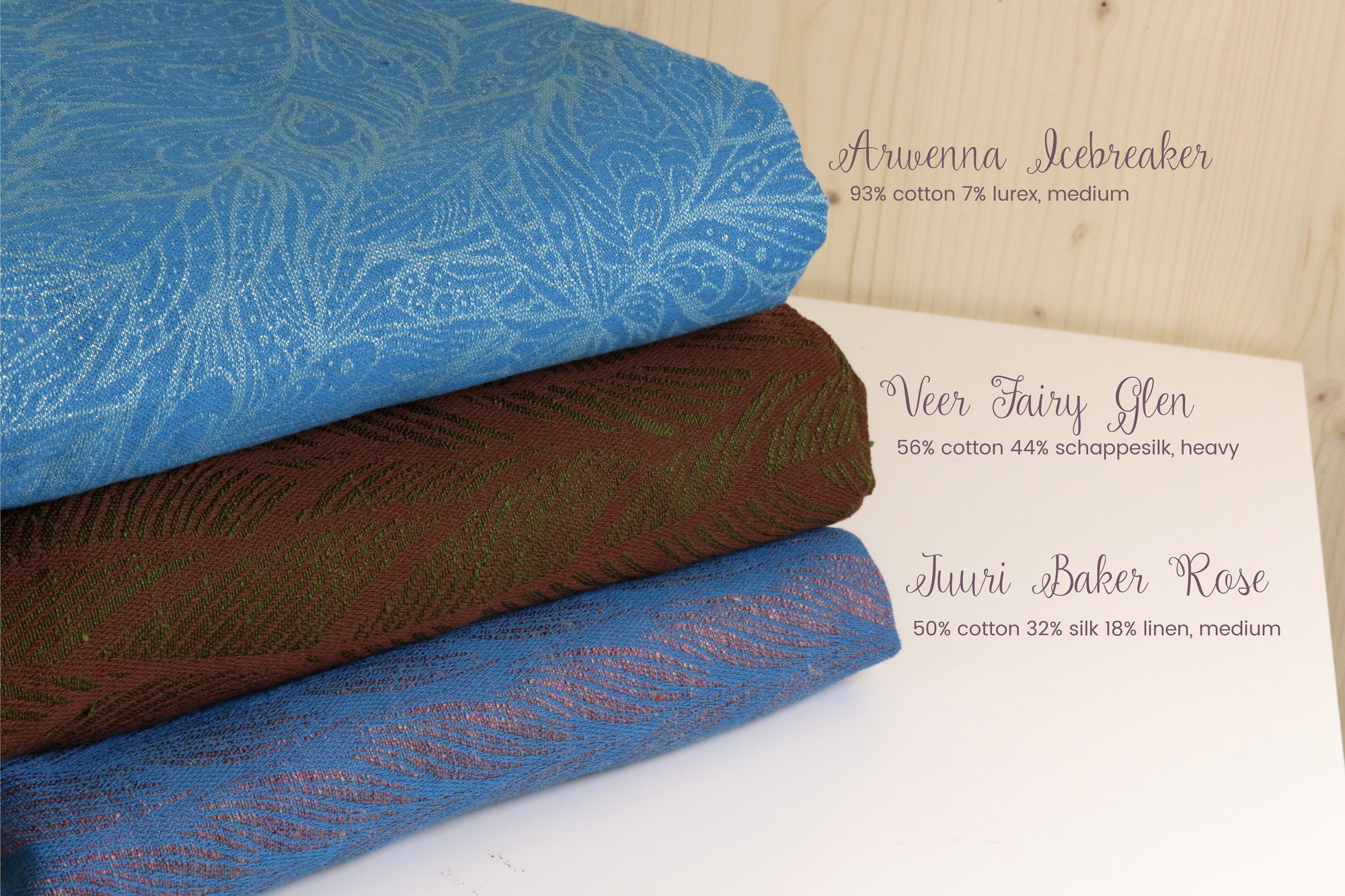 Neisna Juuri Baken Rose Wrap (silk, linen) Image