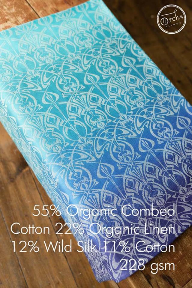 Oscha Libero Ocean Wrap (linen, wild silk) Image