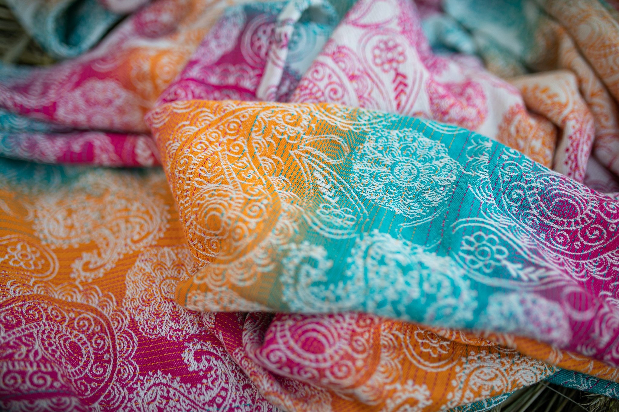 Lolly Wovens PAISLEY TROPICAL BREEZE  Wrap  Image