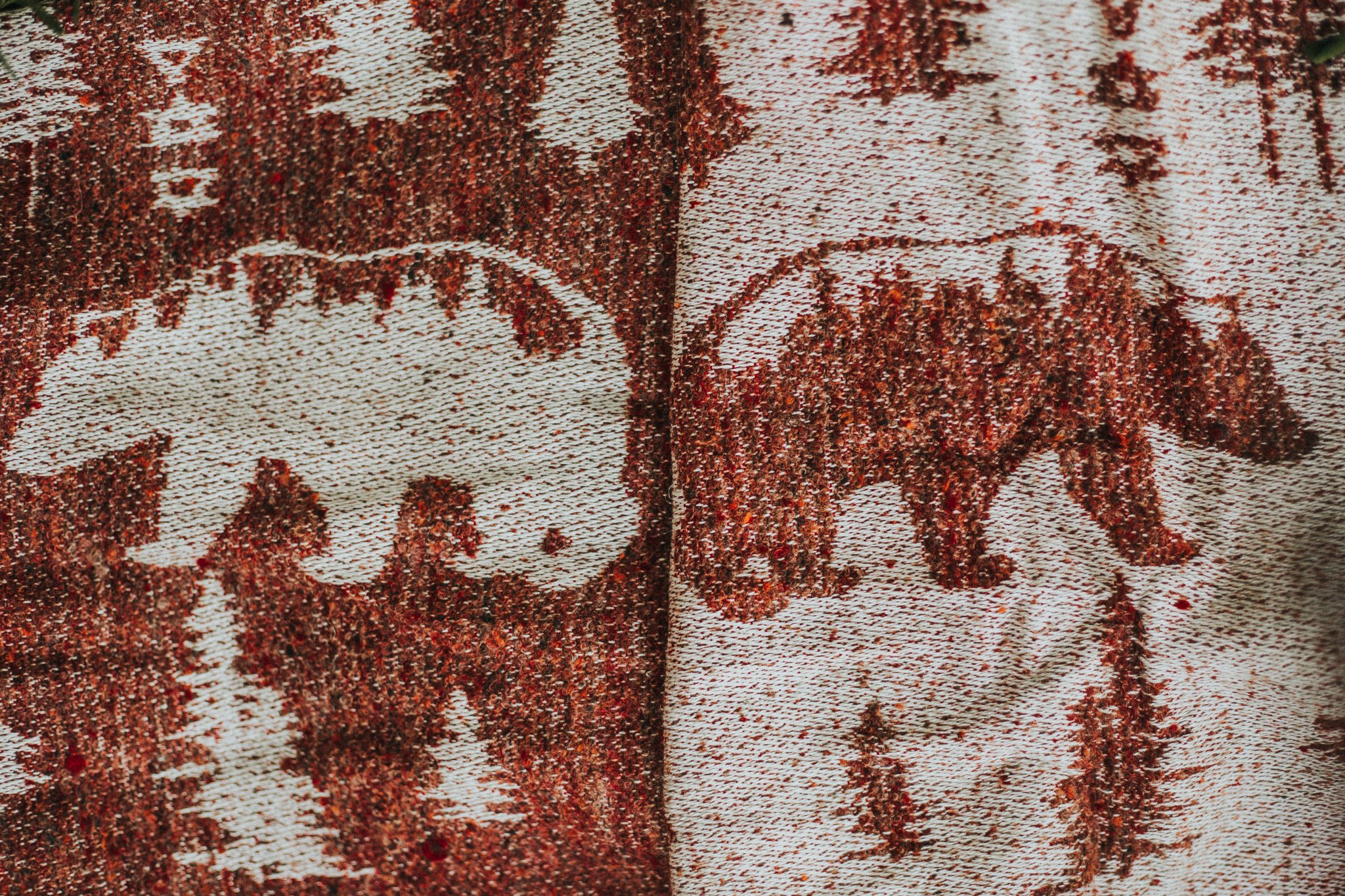 Wild Slings Freres de sang- l'agate Wrap (linen, tussah, yak, merino) Image