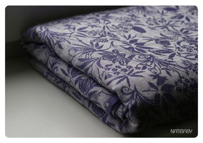 Natibaby Passiflora violet with silk Wrap (silk) Image