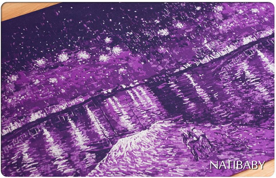 Natibaby Starry Night over the Rhone Starry Night over the Purple Rhone Wrap  Image