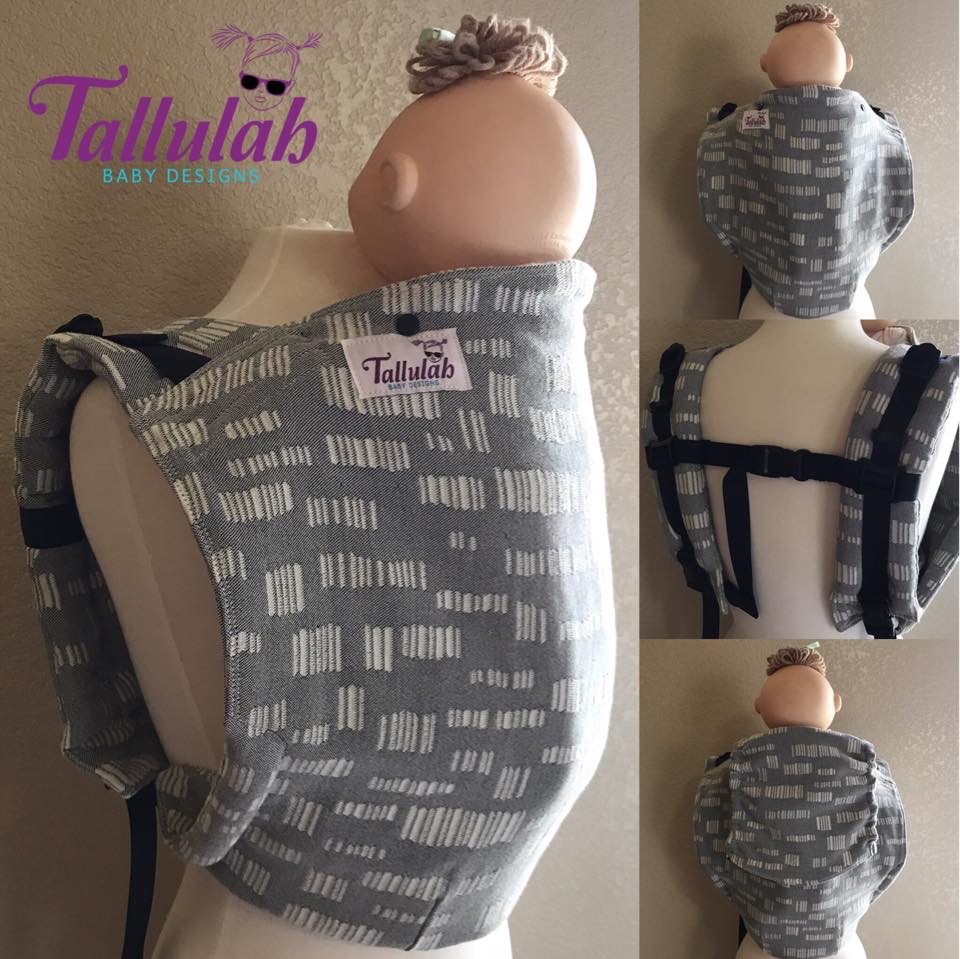 Tallulah Baby Designs Emmeline Textiles 110th Achromatic Onbuhimo  Image