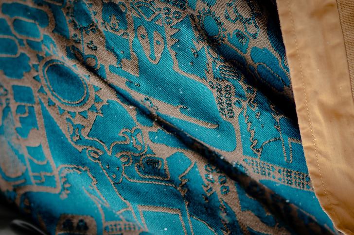 Coco-N Babywearing fashion Scandinavia Dakkar Wrap (cashmere, merino, tussah, mulberry silk) Image