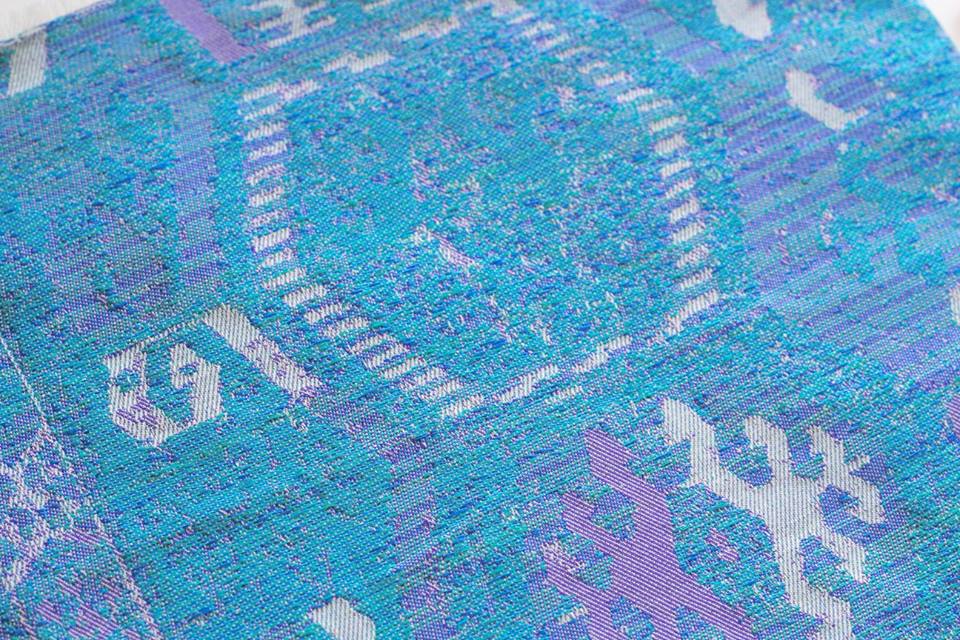 Lawilde Patchwork Opal Wrap (mulberry silk, linen) Image