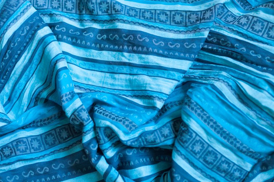 Ellevill  Zara Tri blue Wrap (bamboo) Image