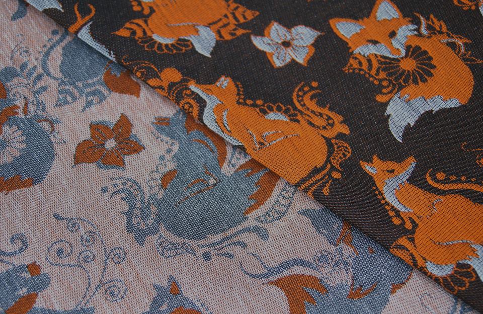Natibaby Foxes Narie Wrap (linen) Image