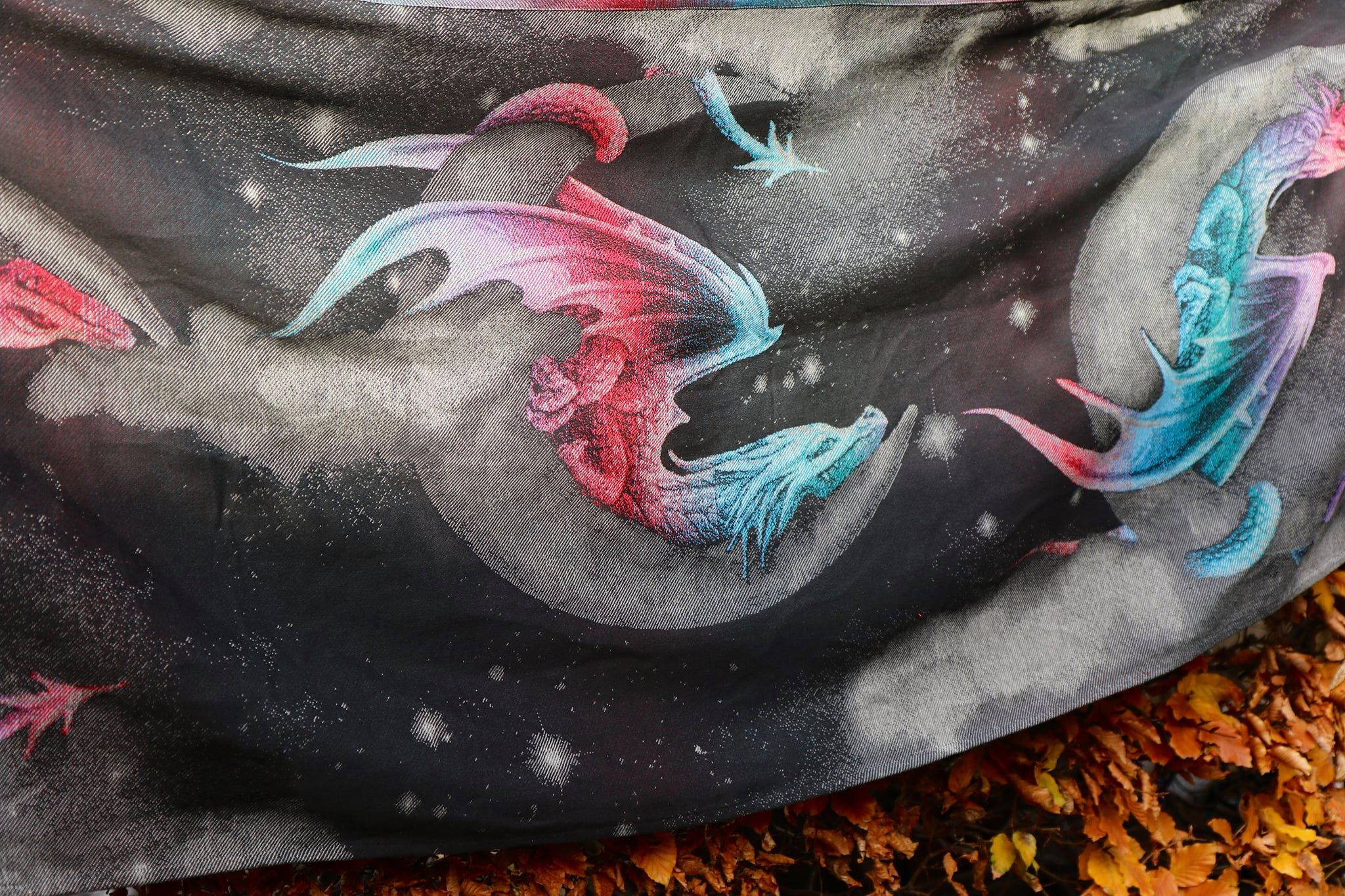Yaro Slings Moonkeeper Duo Black Astral Rainbow Wrap  Image
