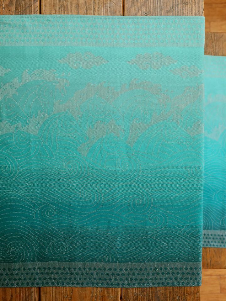 Oscha Kelpies Maris  Wrap (wetspun linen) Image