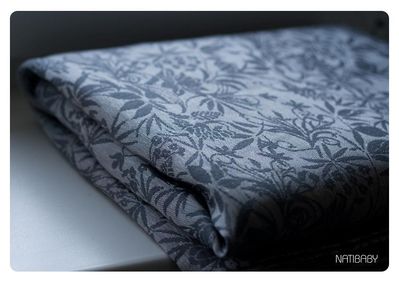 Natibaby Passiflora silver with linen Wrap (linen) Image