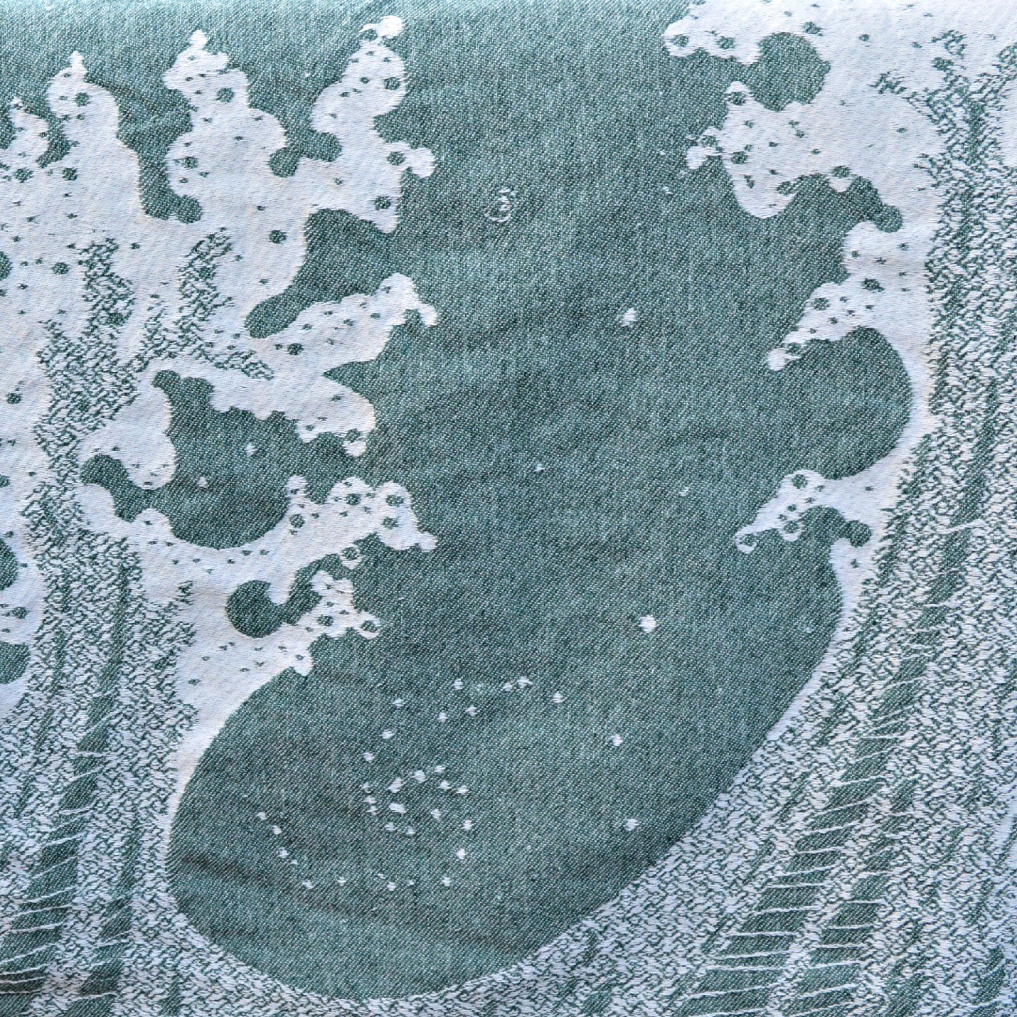 Tragetuch Firespiral Slings Glacier Frost Seafoam (lambs wool) Image
