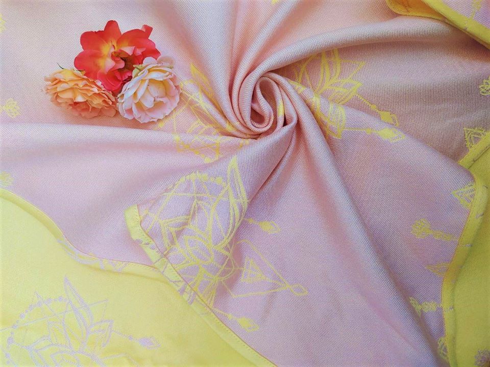 Tragetuch Coco-N Babywearing fashion Nymphaea Gloria Dei  (rose fiber) Image