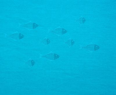 Tragetuch Didymos fishes Fische Aquamarin (Leinen) Image