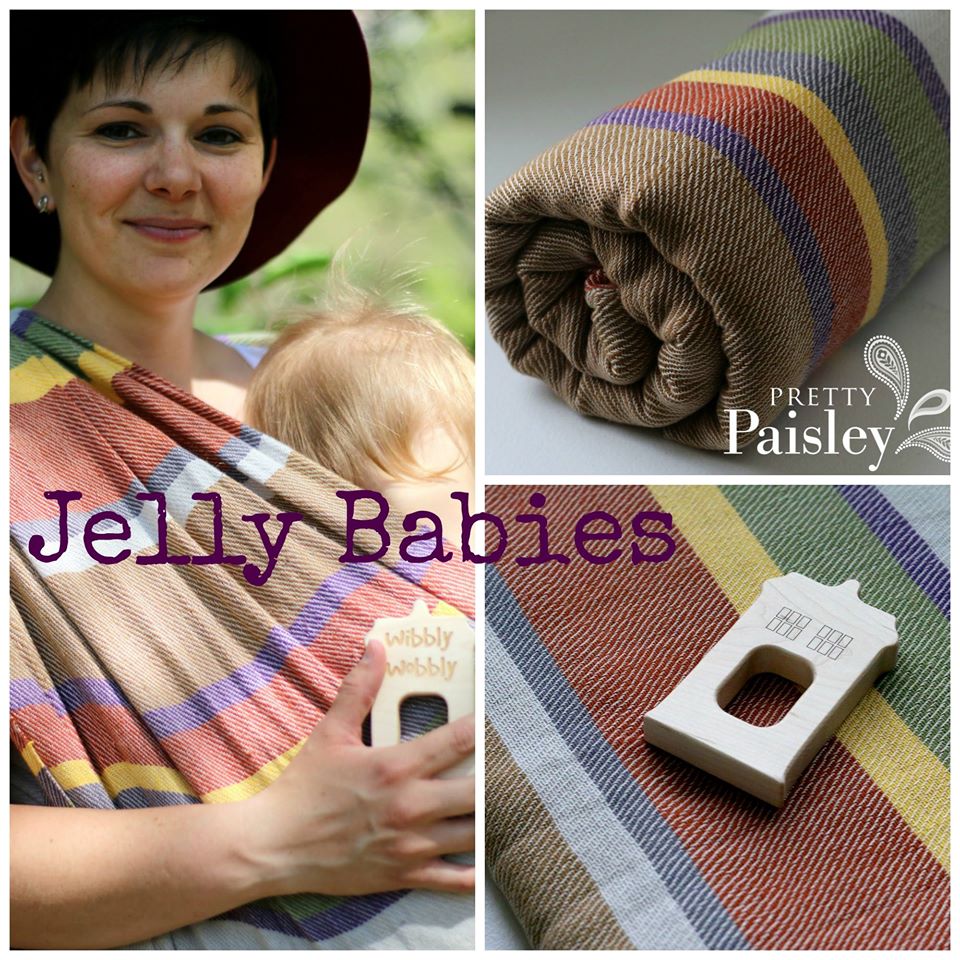 Pretty Paisley Production stripe Jelly Babies Wrap  Image