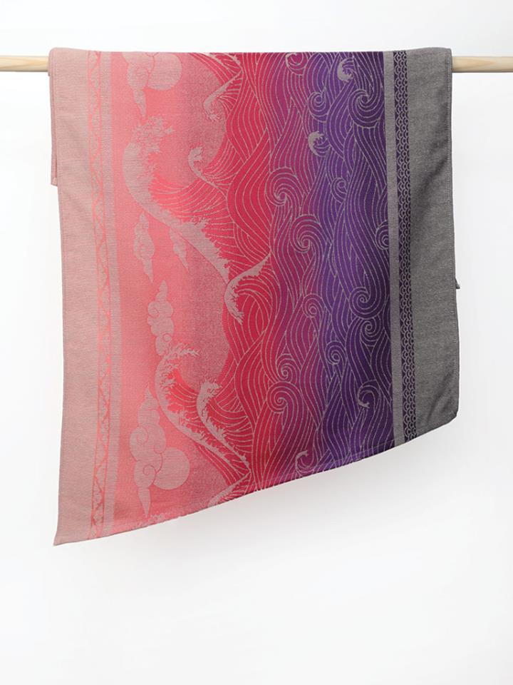 Tragetuch Oscha Okinami Presence (wetspun linen, wild silk) Image