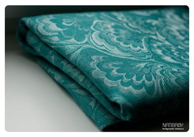 Natibaby PAVO TURQUOISE WITH LINEN Wrap (linen) Image