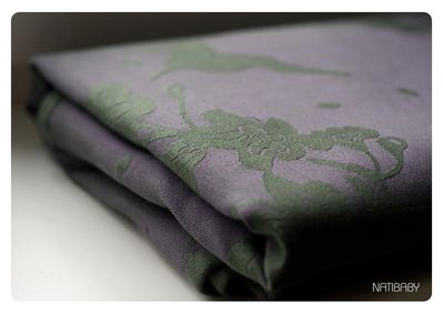 Natibaby Colibri Olive-Violet Wrap (linen) Image