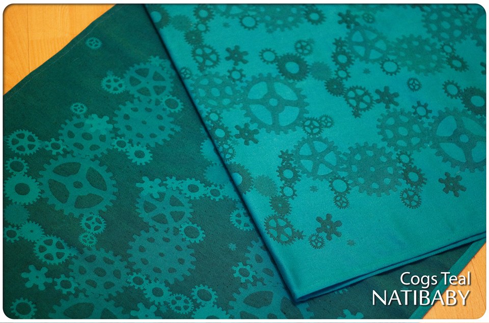 Tragetuch Natibaby COGS TEAL (Hanf) Image
