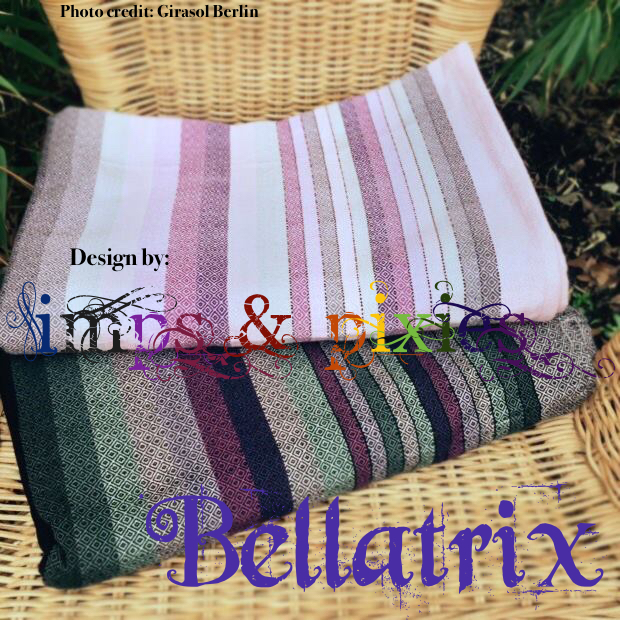 Girasol stripe Bellatrix Cuervo  Wrap  Image