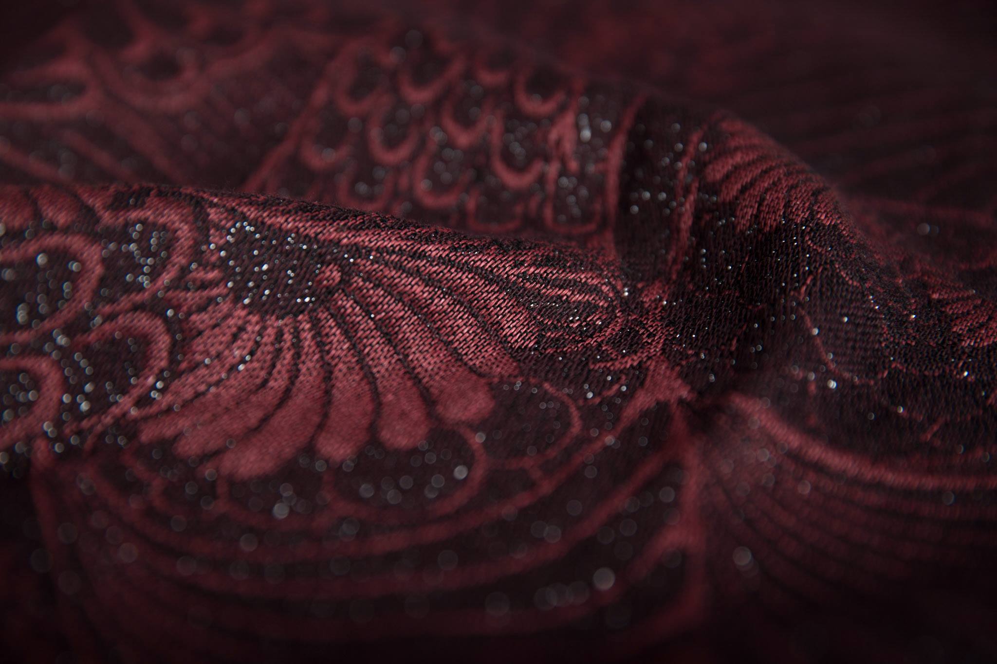 Linuschka Owls The Red Shoes Wrap (hemp, sparkles) Image