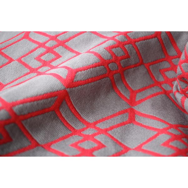 Yaro Slings Paragon Contra Red Grey Hemp Wool Wrap (wool, hemp) Image
