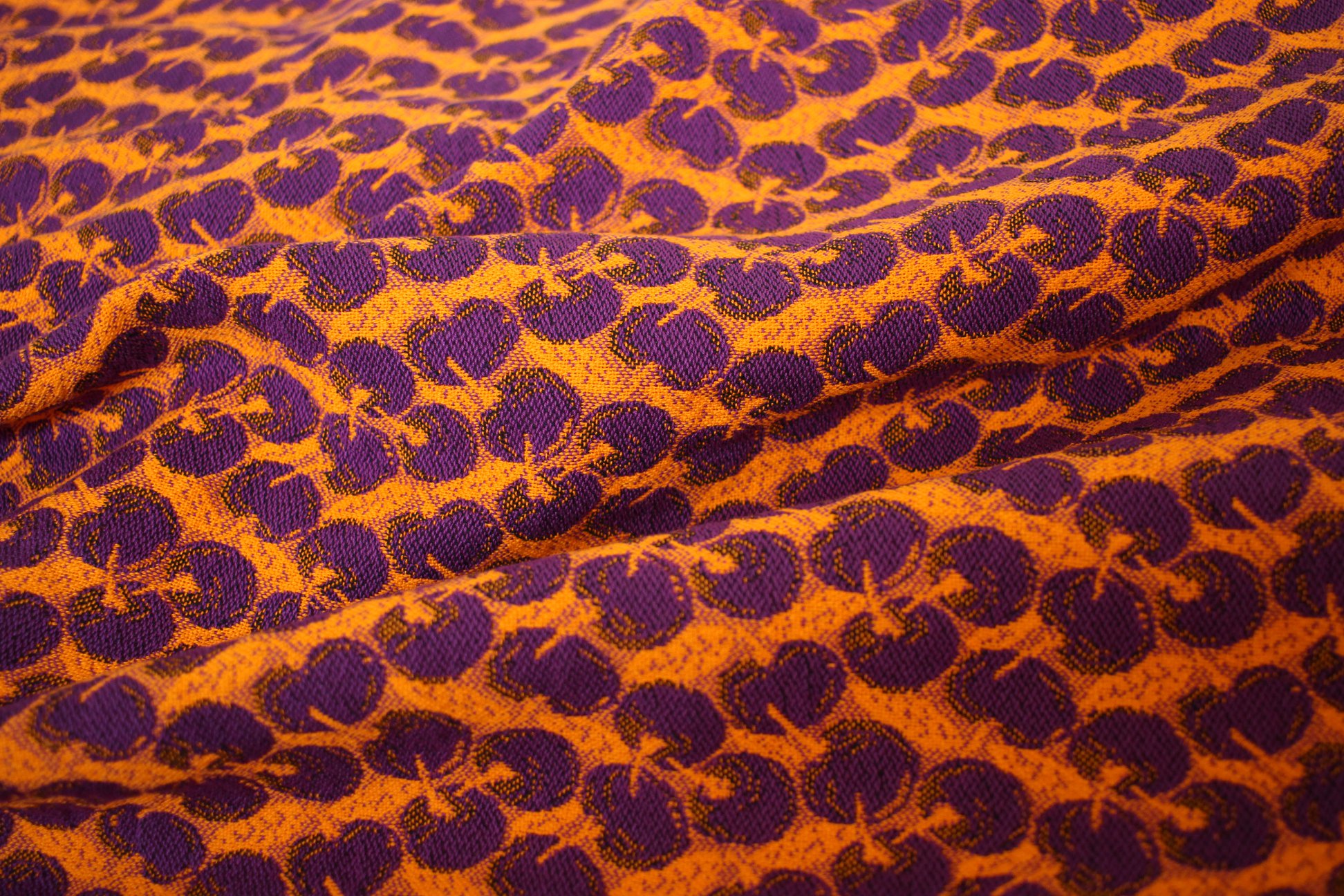 Yaro Slings Cherries Ultra Orange Violet Wrap  Image