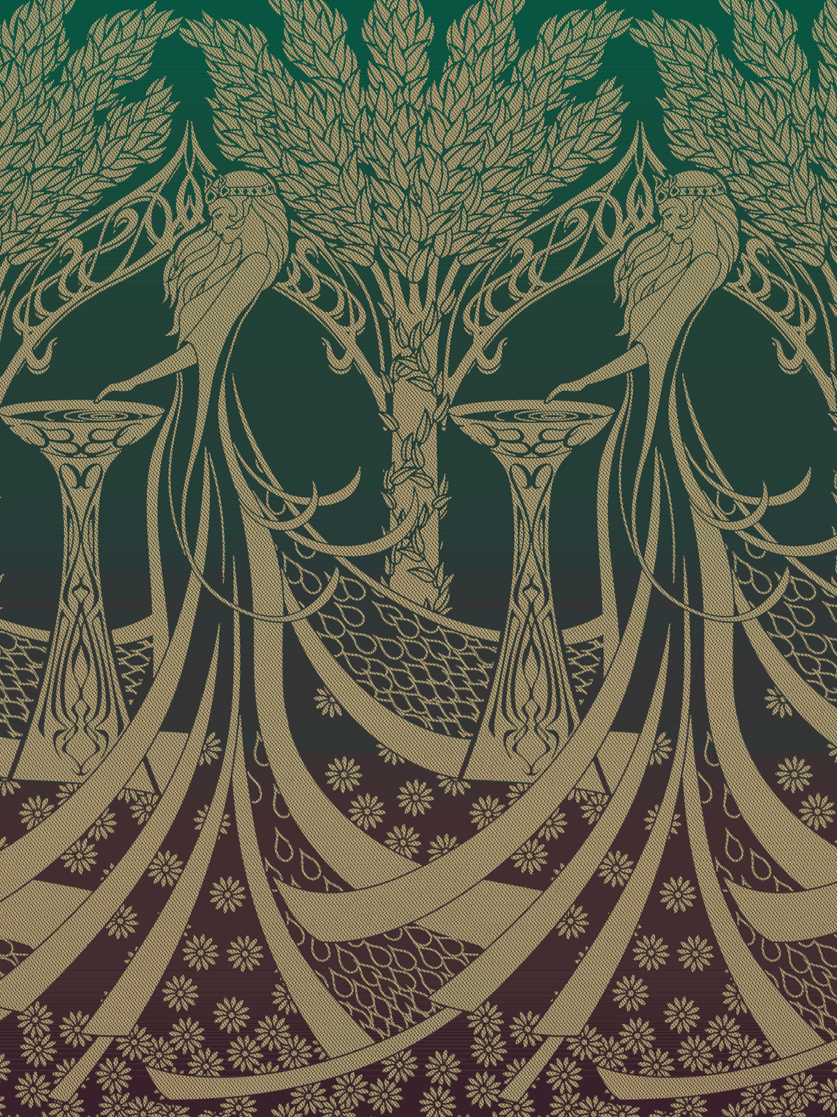 Oscha Galadriel Gimli’s Gift Wrap (wetspun linen) Image