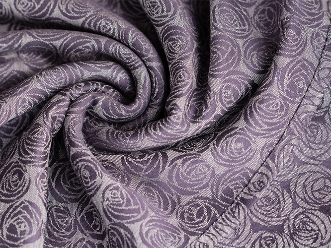 Oscha Roses Sloe Wrap (wool, cashmere, wild silk) Image