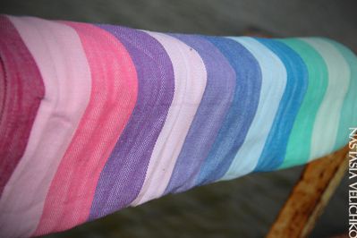 Medley stripe Lila Water/Лиловая вода Wrap  Image
