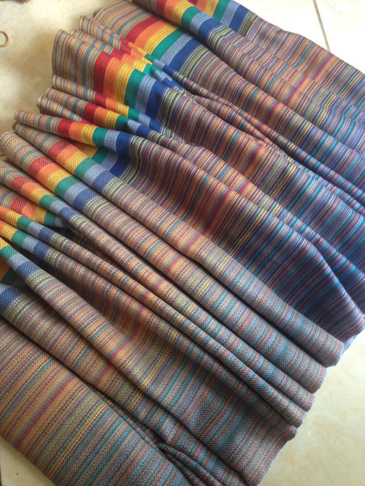 Tragetuch LUZ Handwovens stripe Alex's Rainbow  Image