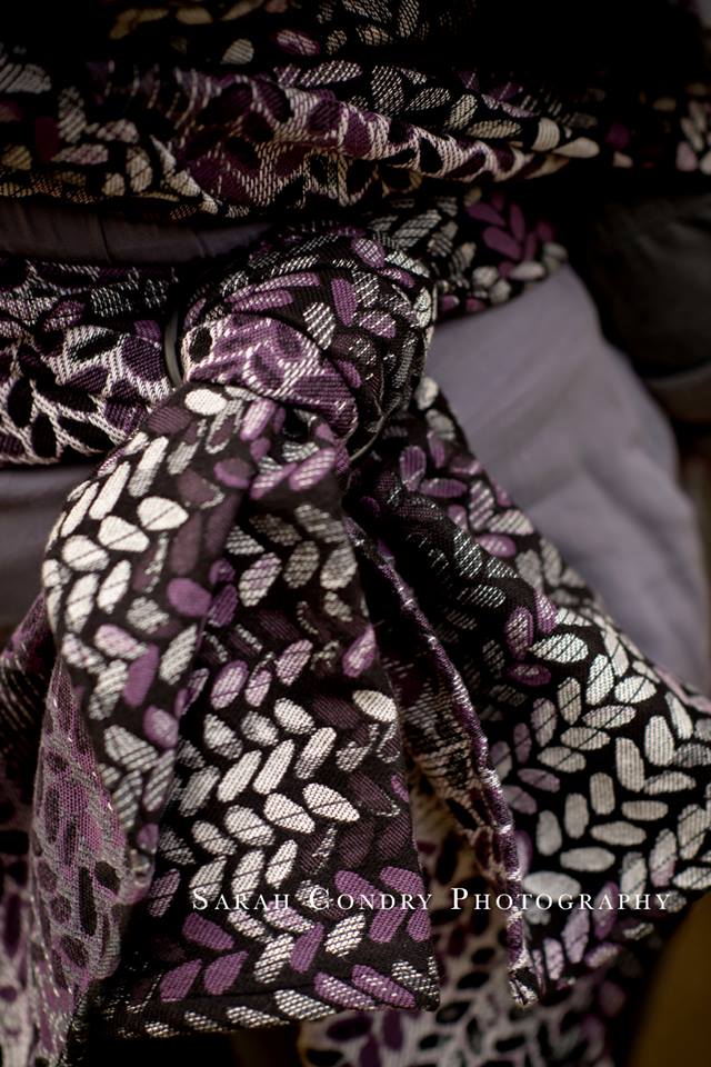 Tragetuch Woven Wings Knitwear Blackberry Nightshade (merino) Image