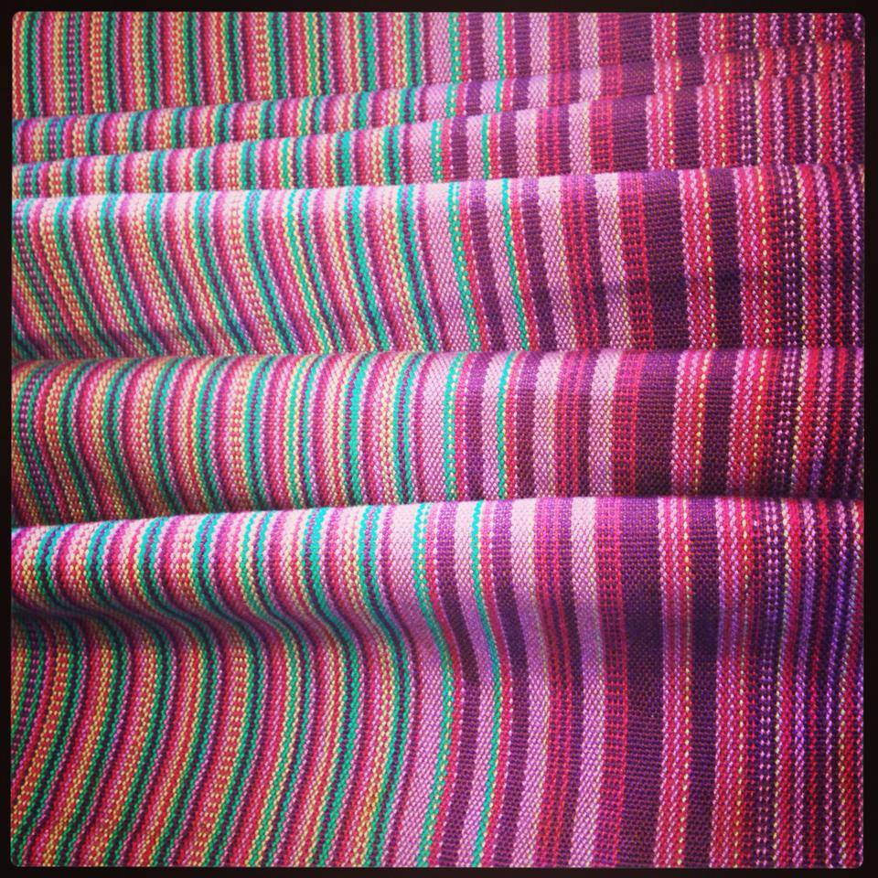 LUZ Handwovens small stripe Spinderella Wrap  Image