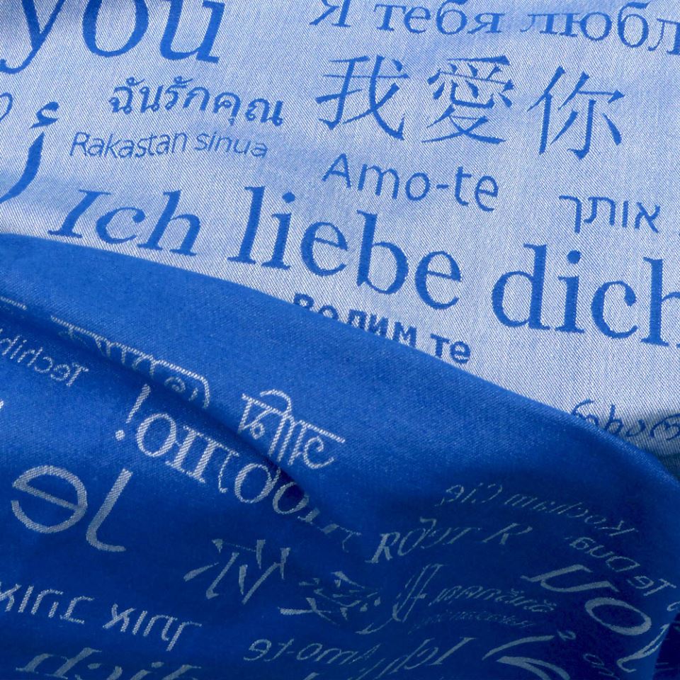 Didymos Love Blue Wrap (tussah) Image