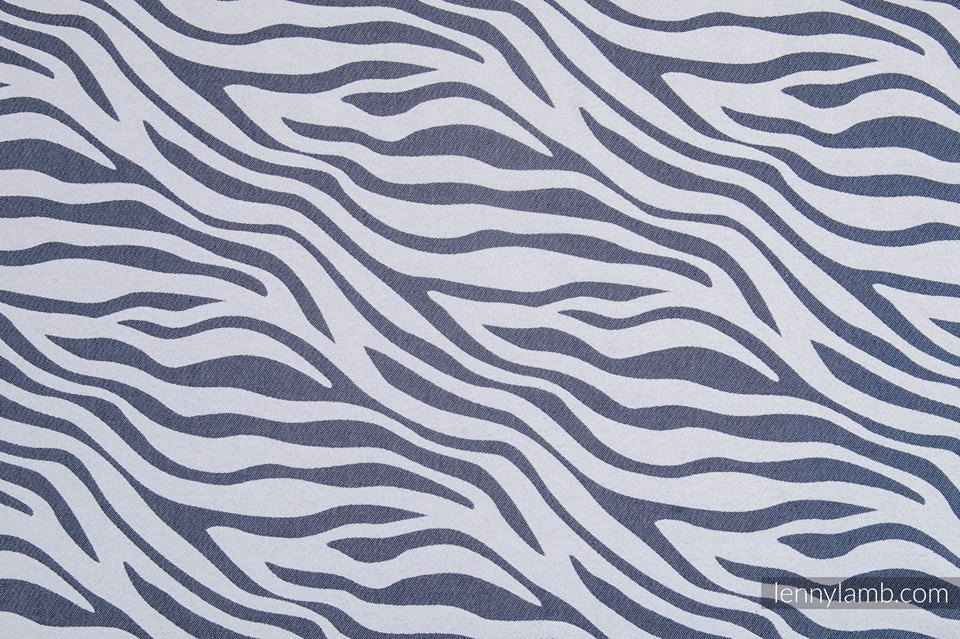 Lenny Lamb Zebra Graphite & White Wrap  Image