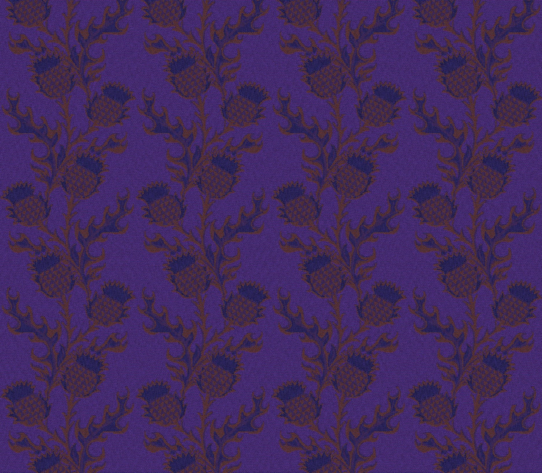 Mokosh-wrap Thistle Purple/ginger Wrap (merino, mulberry silk, cashmere) Image
