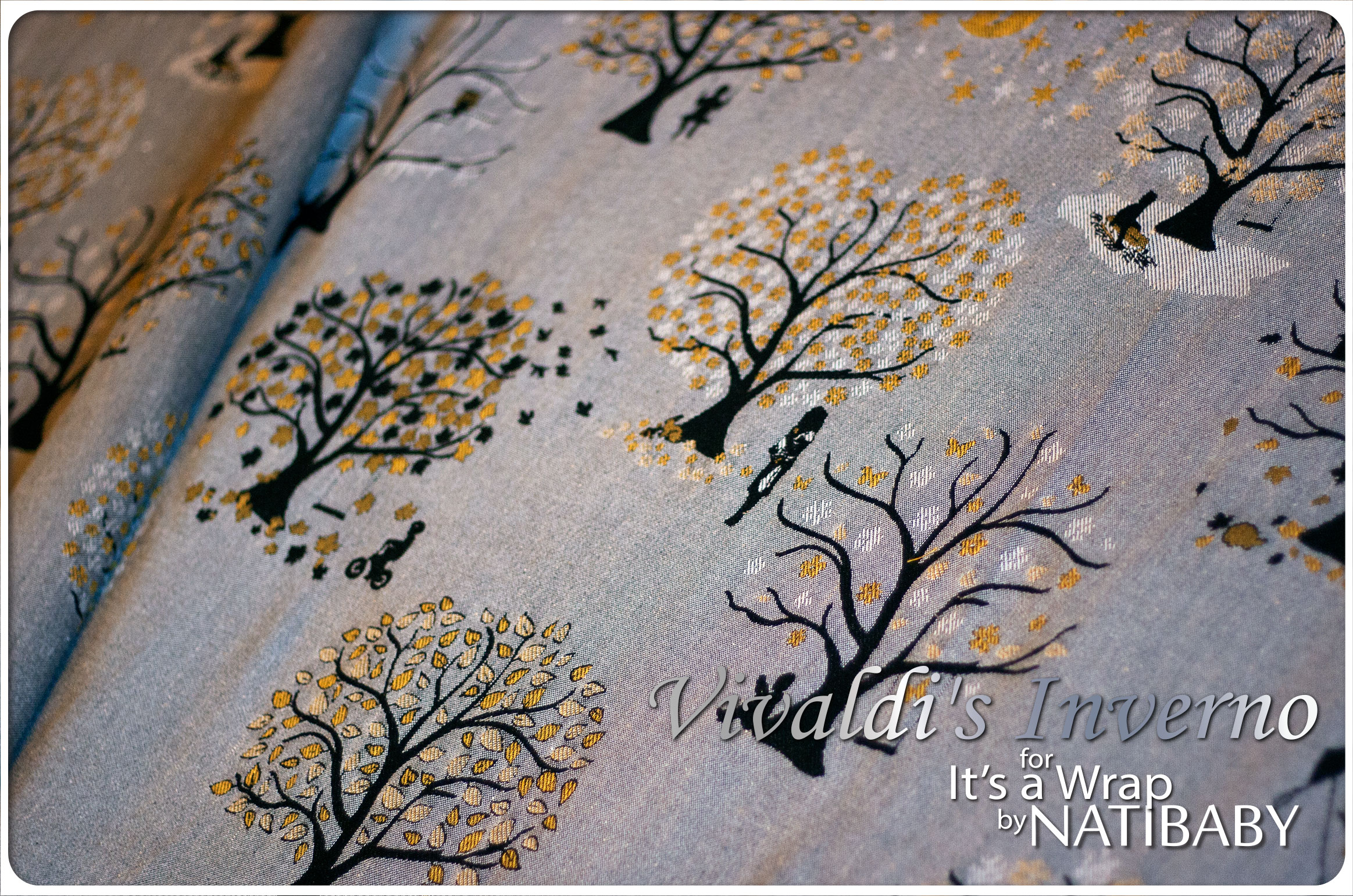 Natibaby Vivaldi's Inverno Wrap (silk, linen) Image