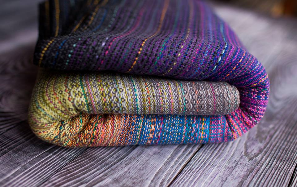 Lemonlooms crackle Misty Rainbow charcoal Wrap  Image