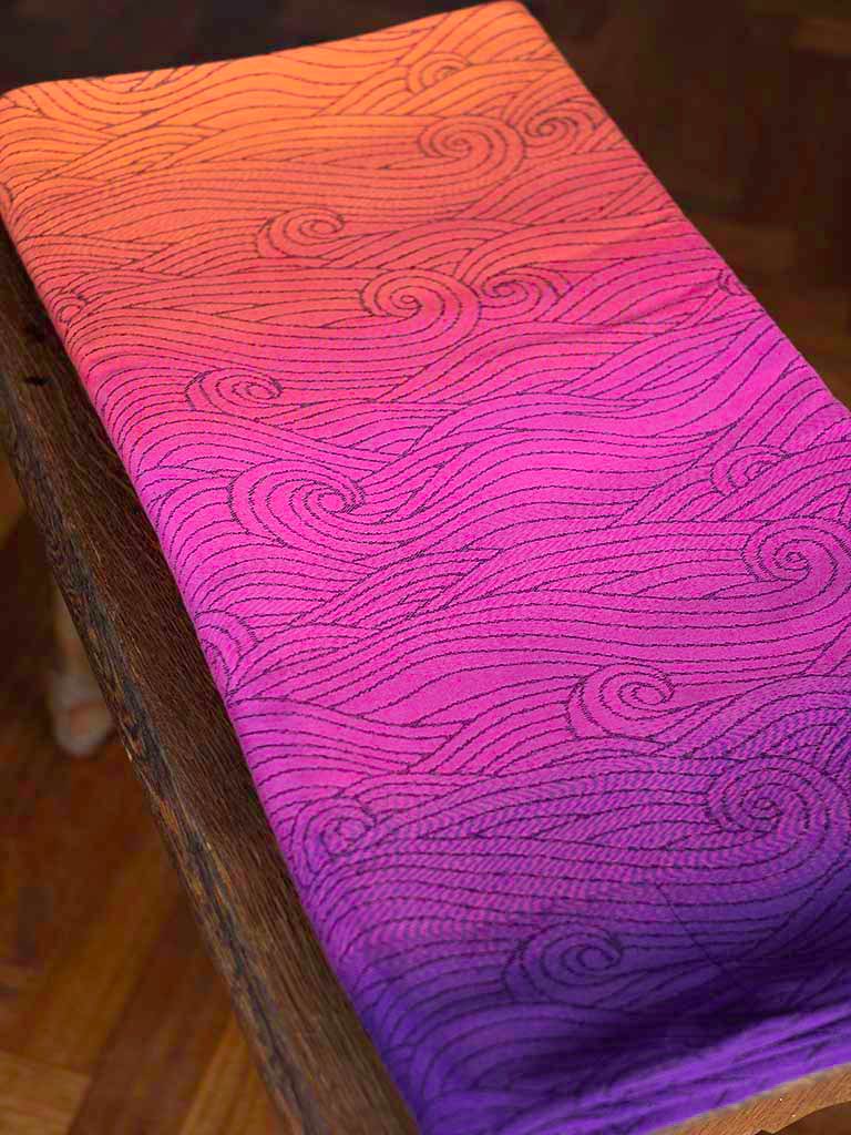 Oscha Rei Seashimmer  Wrap (wetspun linen, bamboo) Image