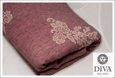 Diva Milano Reticella diamante rosa Wrap (lambs wool) Image