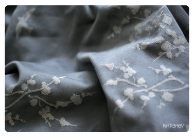 Natibaby Swallows grey Wrap (silk) Image