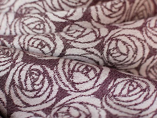 Oscha Roses Burgundy Wrap (cashmere) Image