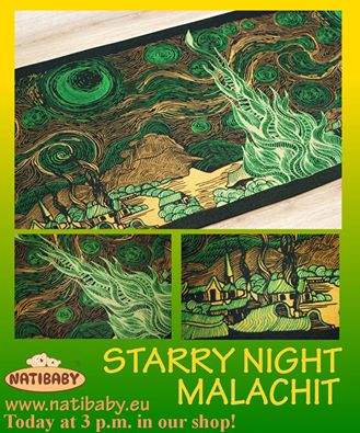 Natibaby STARRY NIGHT MALACHIT Wrap  Image