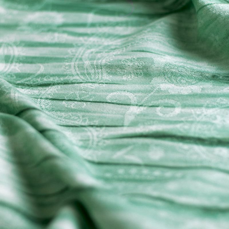 Fidella Persian Paisley Batik Green Wrap  Image