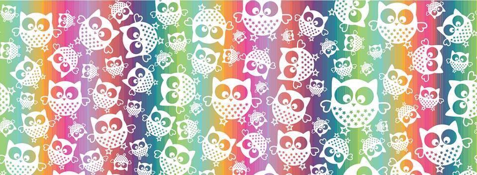 Tragetuch Natibaby Magical Owls Colour explosion  Image