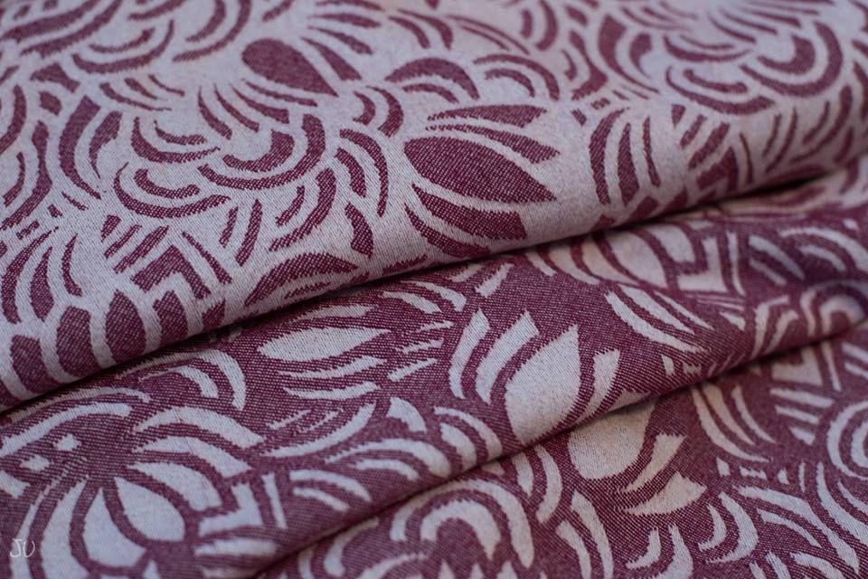 Cotton Colors slings Lotus Mangustin Wrap (merino, cashmere, silk) Image