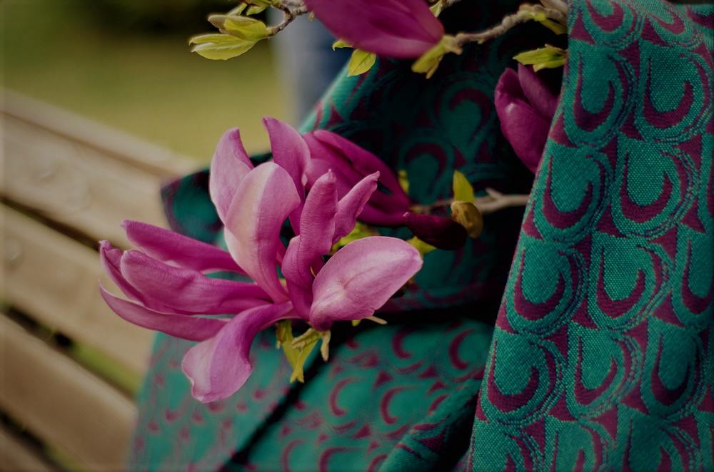 Tragetuch Mokosh-wrap Hyades Fern flower  Image