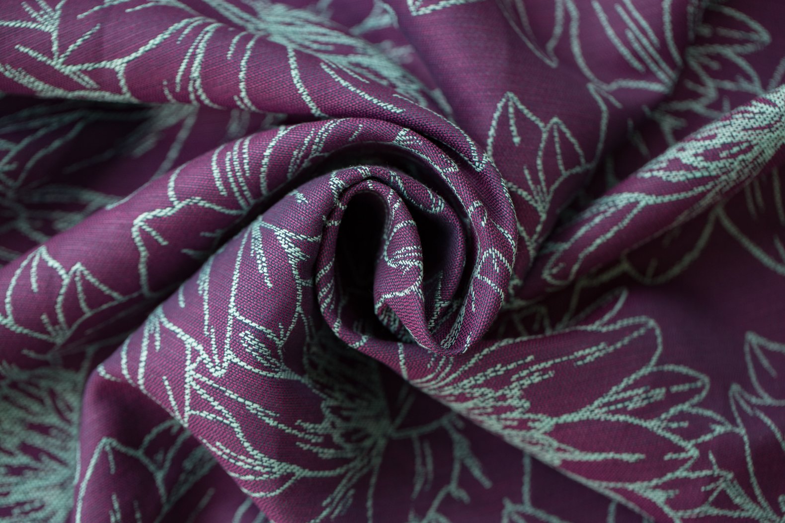 Flora wrap par Dahlia wrap Blossom Ocean Wrap (linen) Image