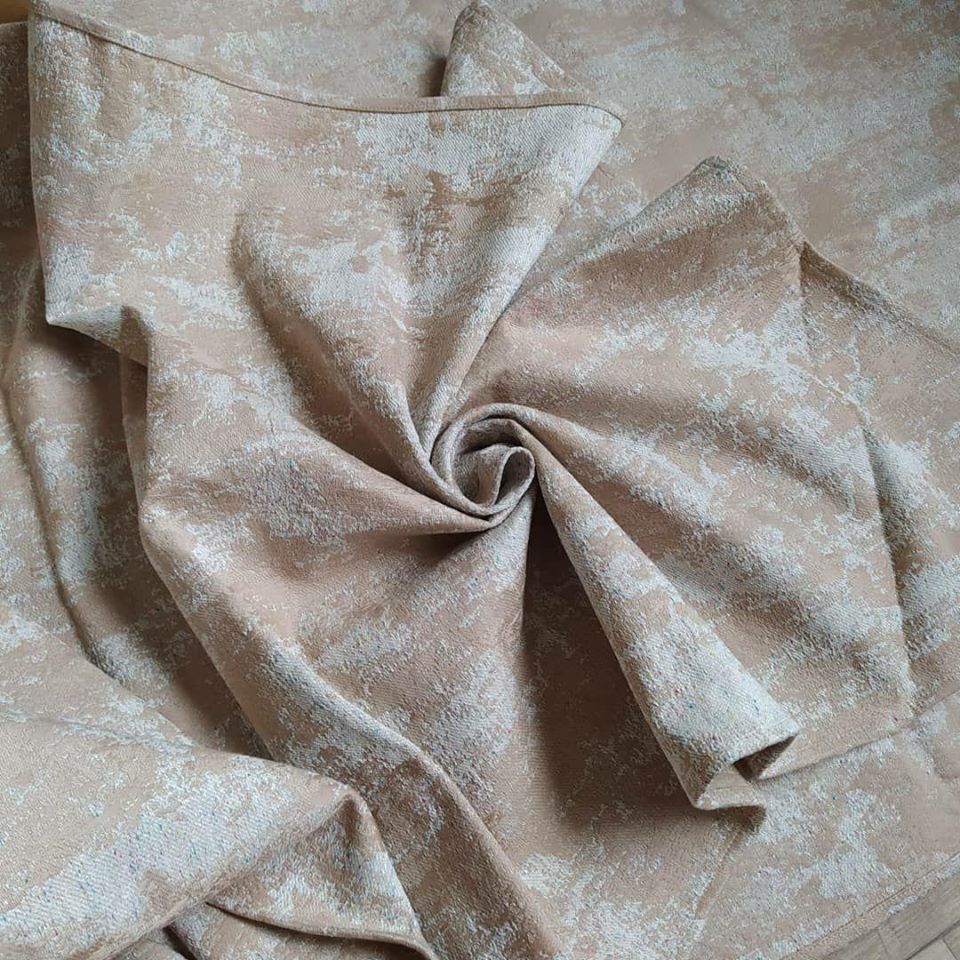 Coco-N Babywearing fashion Echo Seeds of a Dandelion Wrap (tsumugi silk, cashmere) Image