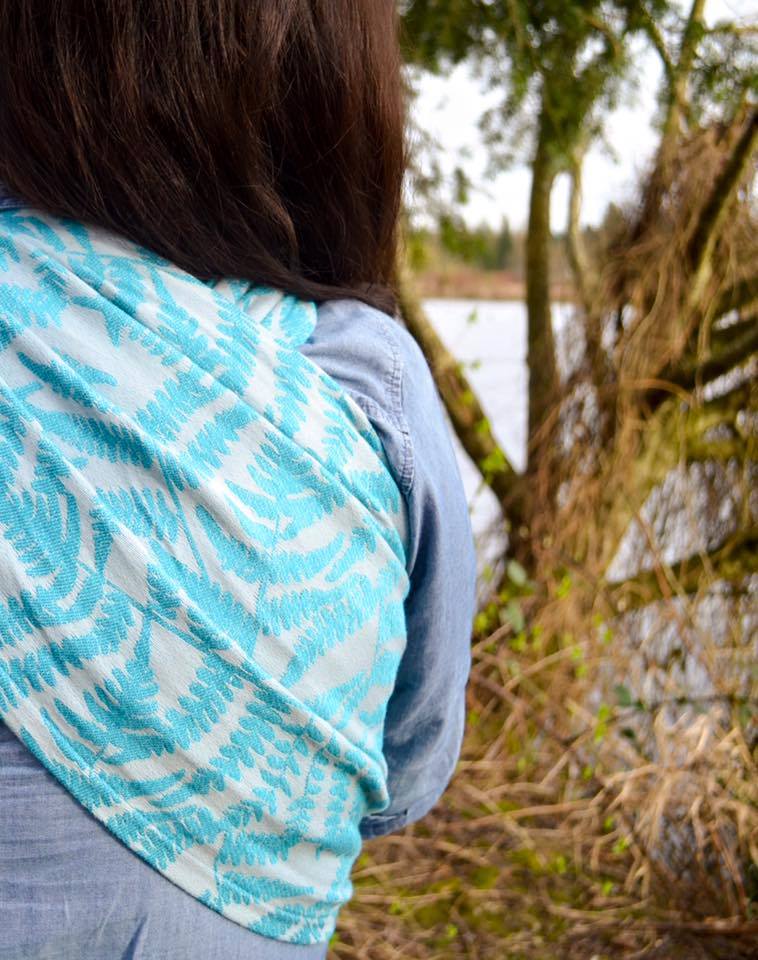 Sling Studio Bracken Blue Lagoon Wrap (linen)